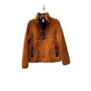 New L.L. Bean Women's Medium Shearling Fleece Pullover Jacket/ Sweater